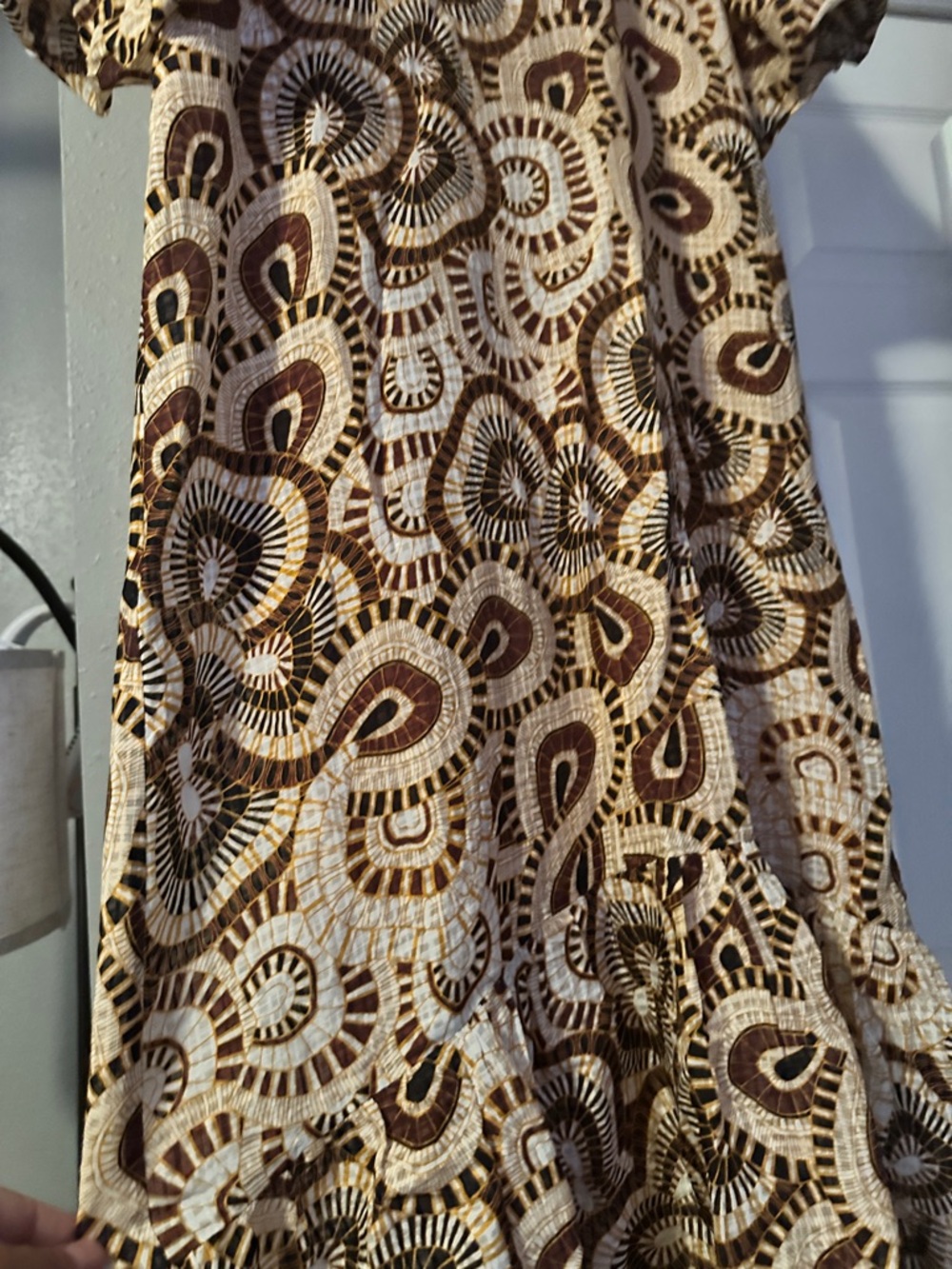 Marie Oliver NWOT Abstract Print Zip Front Midi Dress Size Small - Picture 9 of 11